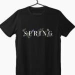 Spring black t-shirt