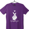 i purple you BTS t-shirt purple color