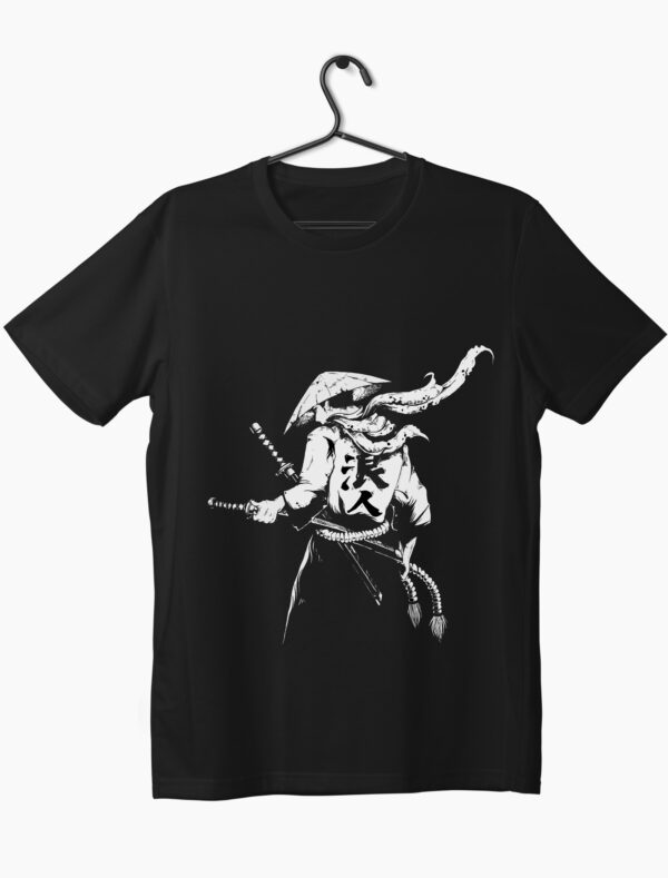 samurai warrior graphic printed t-shirt