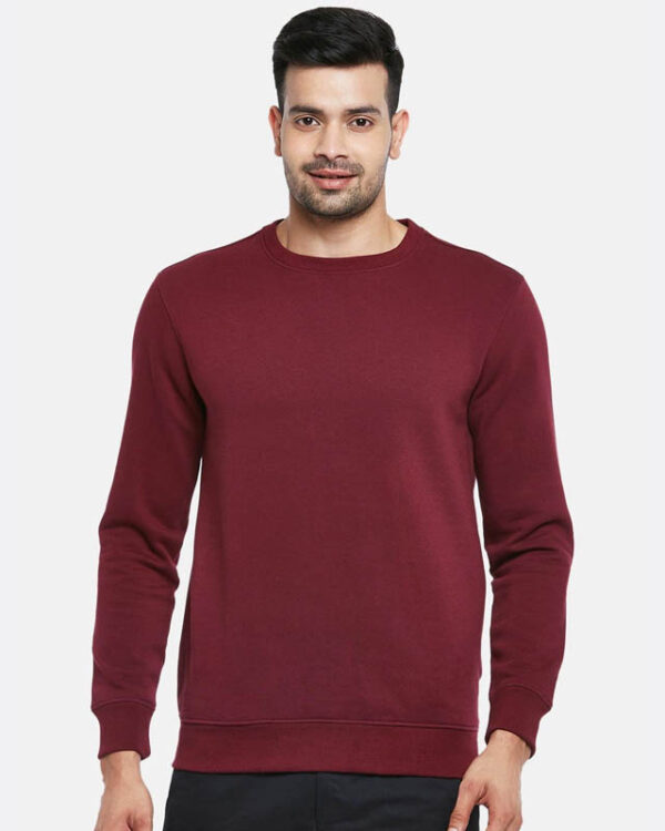 Maroon Crewneck Sweatshirt