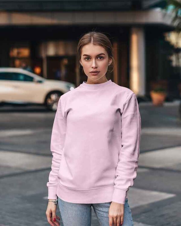 Plain Light Pink Sweatshirt