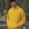 Golden Yellow Unisex Pullover fleece Hoodie