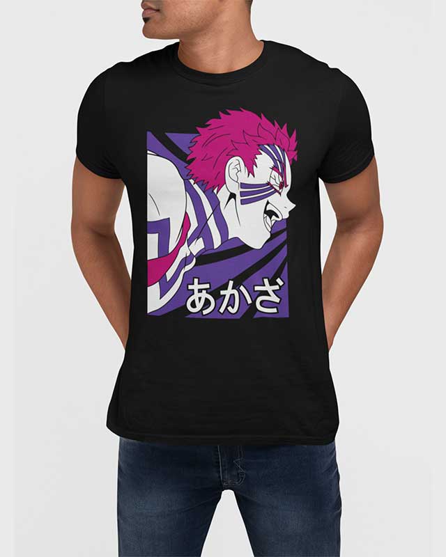 Akaza, Demon Slayer, Anime T-Shirts