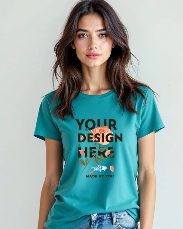 Women's T-shirt Customize Customise womens tshirt online, design custom womens tee