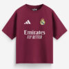 Real Madrid Oversized T-shirt- Maroon